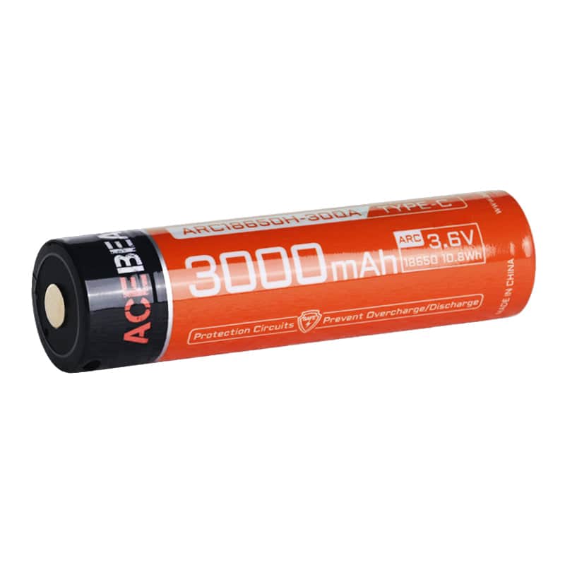 Acebeam 18650 3000mAh Rechargeable Li-ion Battery