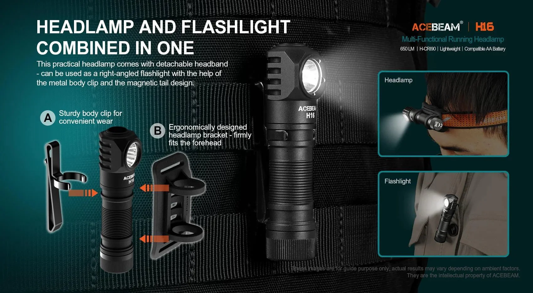 Acebeam H16 High CRI Headlamp - Image 9