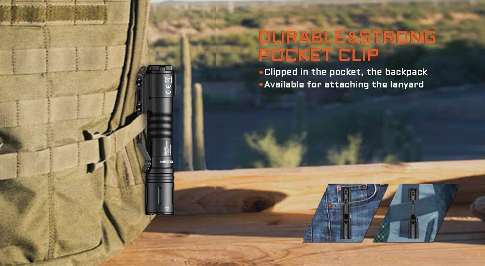 Acebeam P15 EDC Tactical Flashlight - Image 6