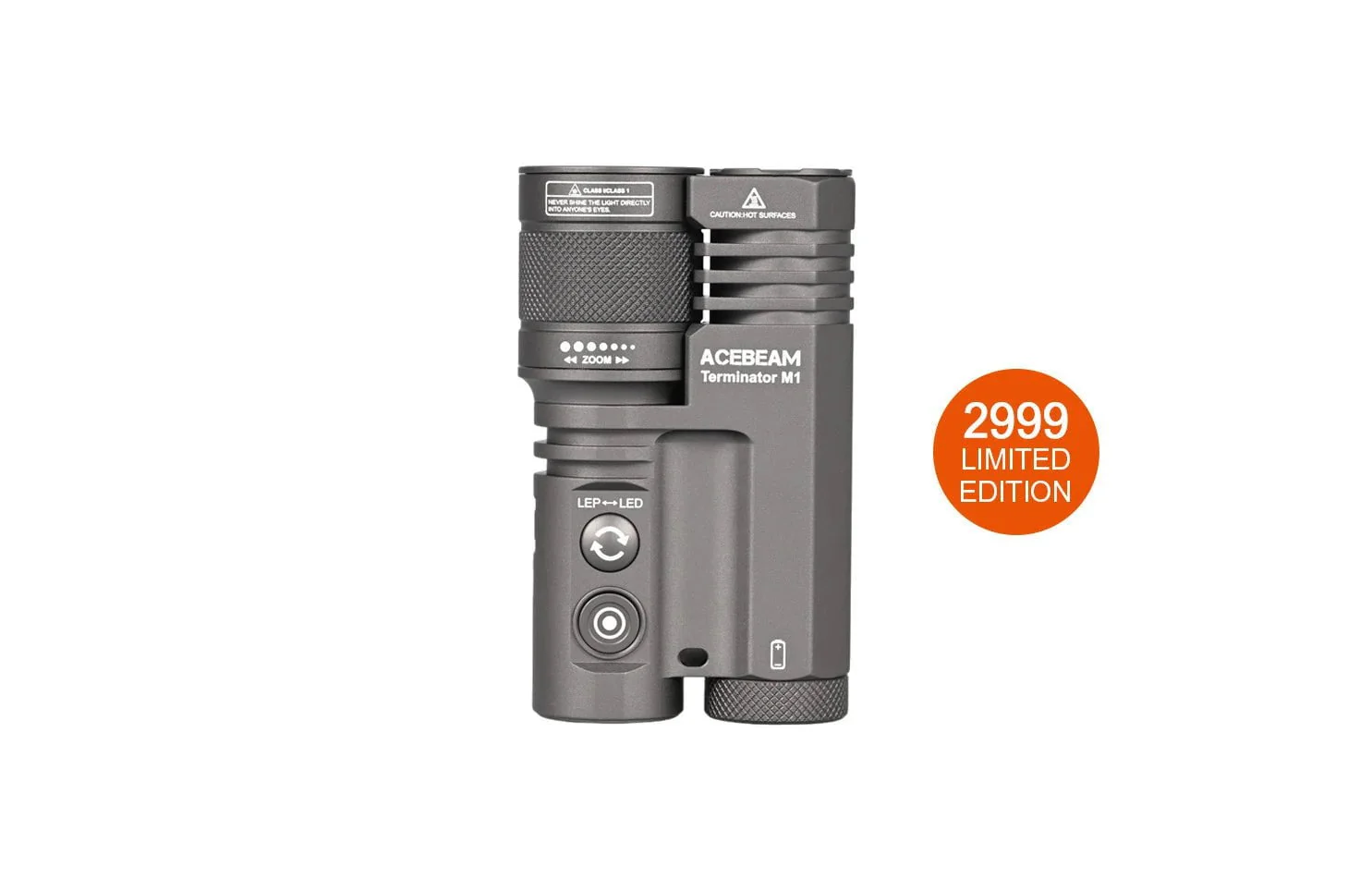 Acebeam Terminator M1 Dual Head LEP Flashlight - Image 2