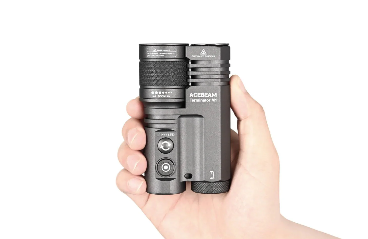 Acebeam Terminator M1 Dual Head LEP Flashlight - Image 3