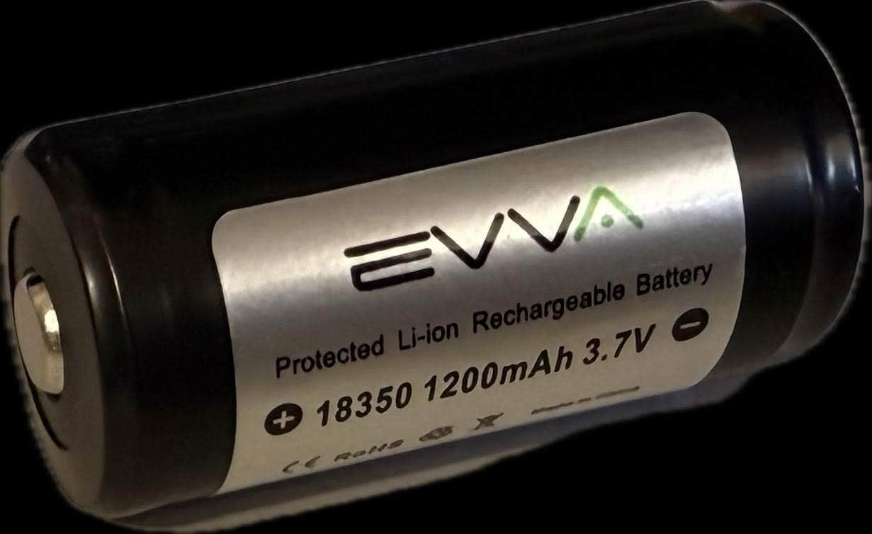 EVVA Protected 18350 1200mAh Li-ion battery