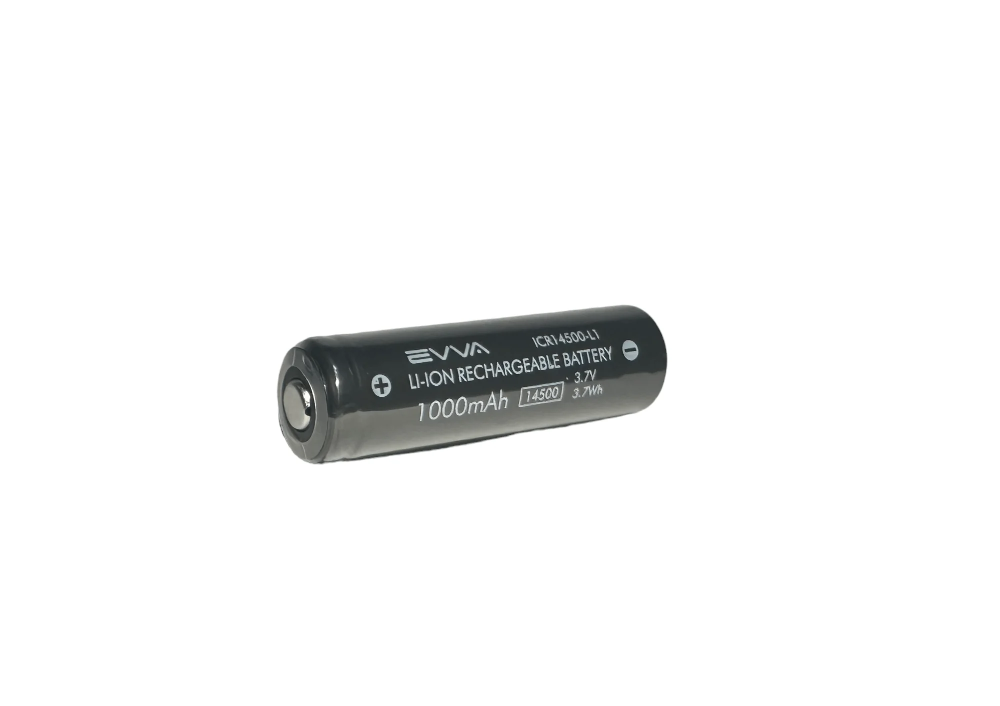 EVVA Unprotected 14500 3.7v 1000mAh Button Top