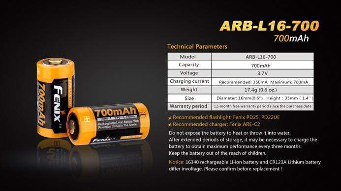 Fenix ARB-L16-700 16340 - Image 3