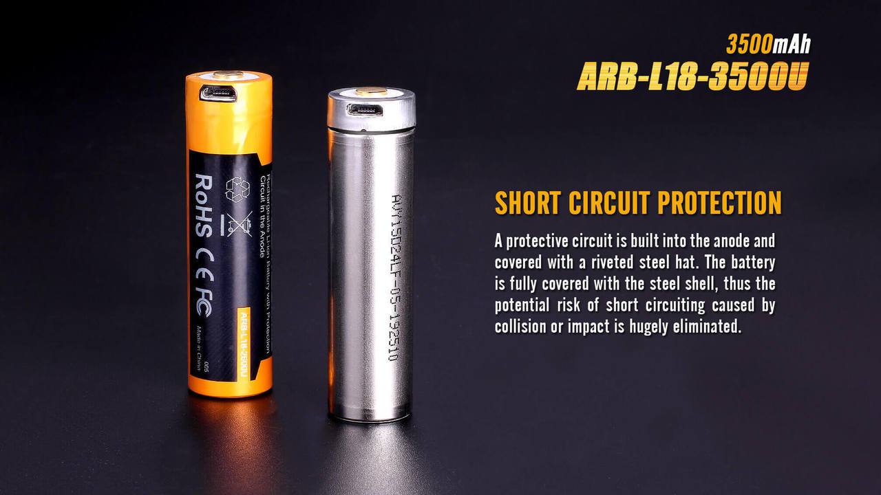 Fenix ARB-L18-3500U USB Rechargeable 18650 - Image 5