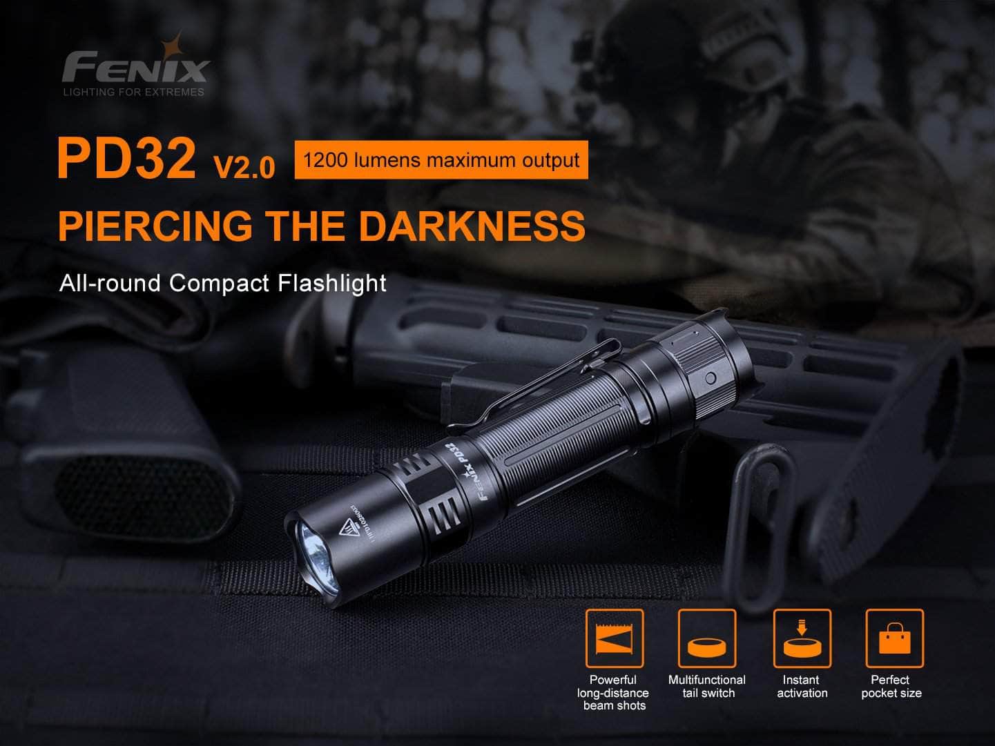 Fenix PD32 V2.0 Flashlight - Image 23