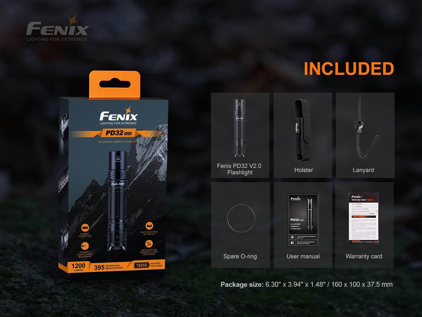 Fenix PD32 V2.0 Flashlight - Image 8