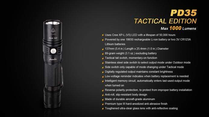 Fenix PD35 TAC - Tactical Flashlight - Image 6