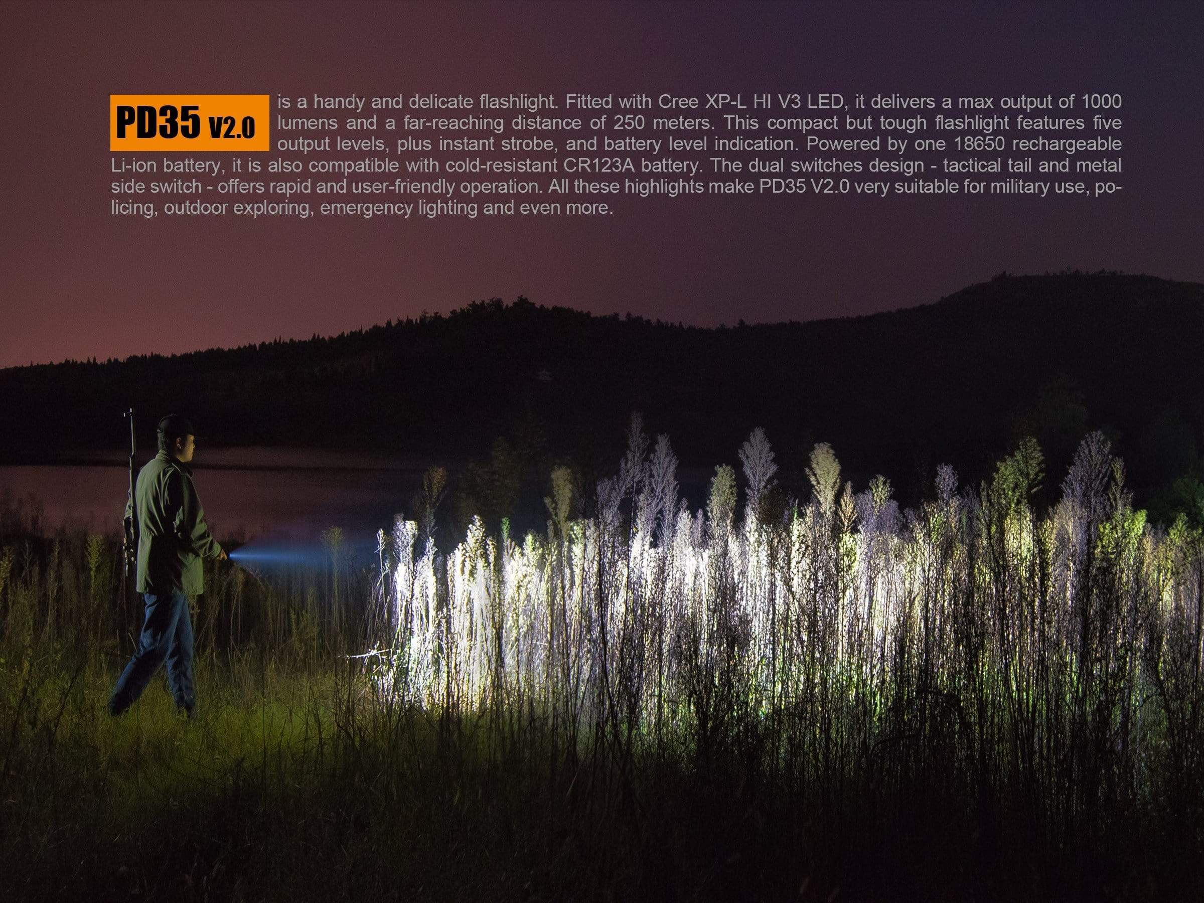 Fenix PD35 V2.0 Flashlight - Image 6