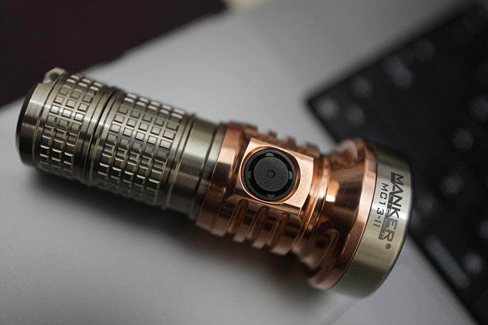 Manker MC13 II Pocket EDC Flashlight - Titanium & Copper - Image 10
