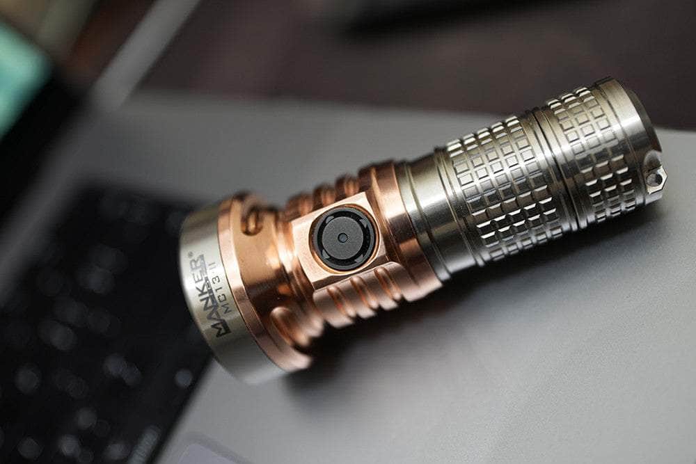 Manker MC13 II Pocket EDC Flashlight - Titanium & Copper - Image 11