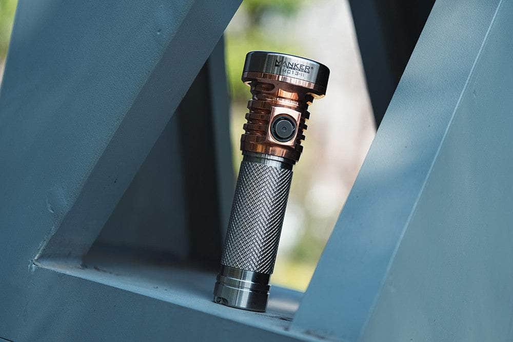 Manker MC13 II Pocket EDC Flashlight - Titanium & Copper - Image 13