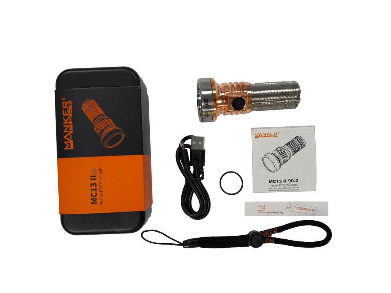 Manker MC13 II Pocket EDC Flashlight - Titanium & Copper - Image 14