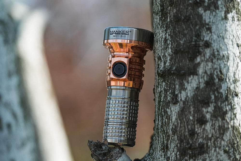 Manker MC13 II Pocket EDC Flashlight - Titanium & Copper - Image 17