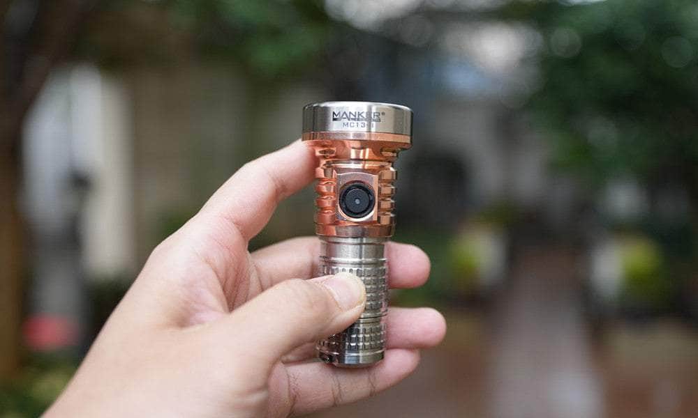 Manker MC13 II Pocket EDC Flashlight - Titanium & Copper - Image 2