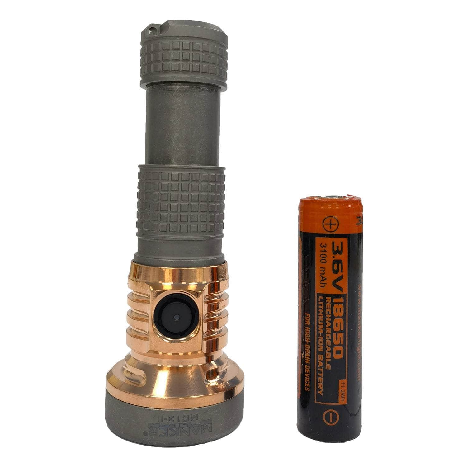 Manker MC13 II Pocket EDC Flashlight - Titanium & Copper - Image 20
