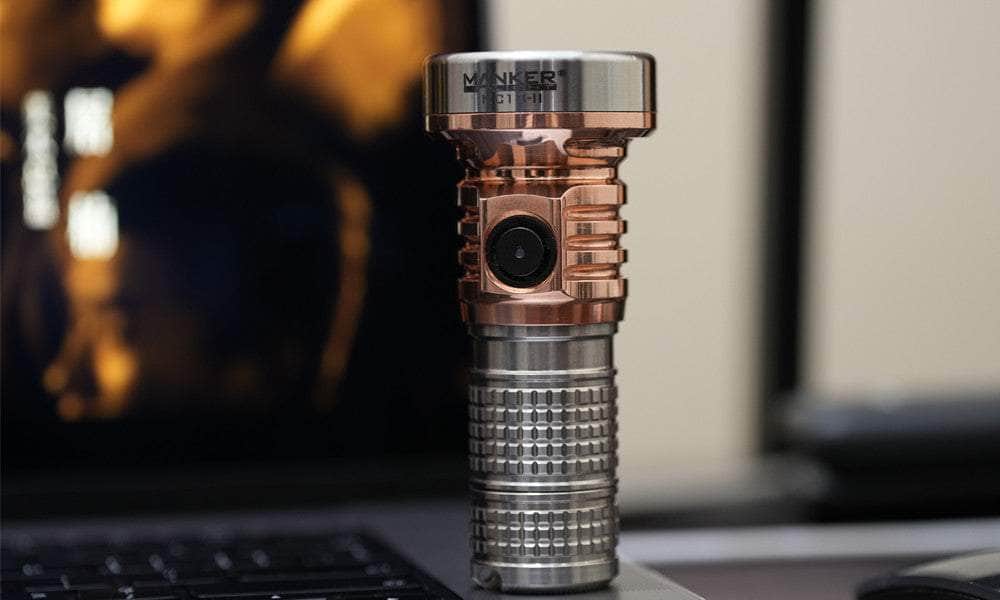 Manker MC13 II Pocket EDC Flashlight - Titanium & Copper - Image 7