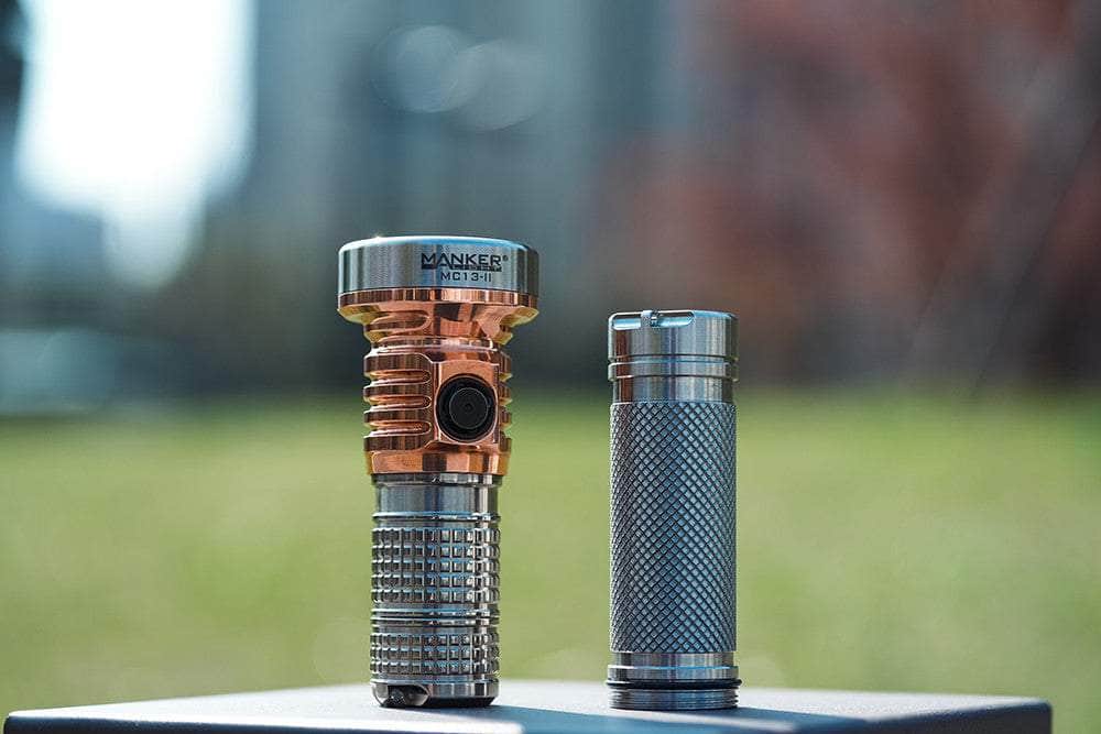 Manker MC13 II Pocket EDC Flashlight - Titanium & Copper - Image 9