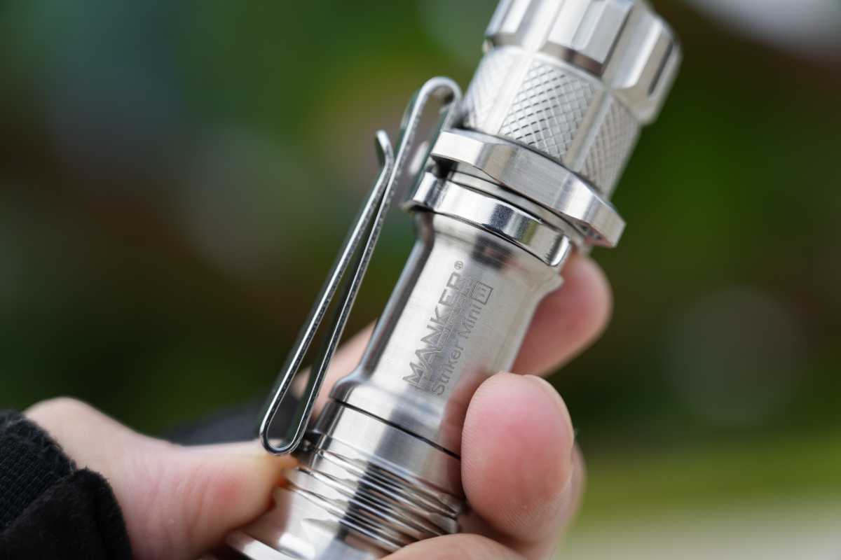 Manker Striker Mini Titanium EDC Flashlight - Image 12