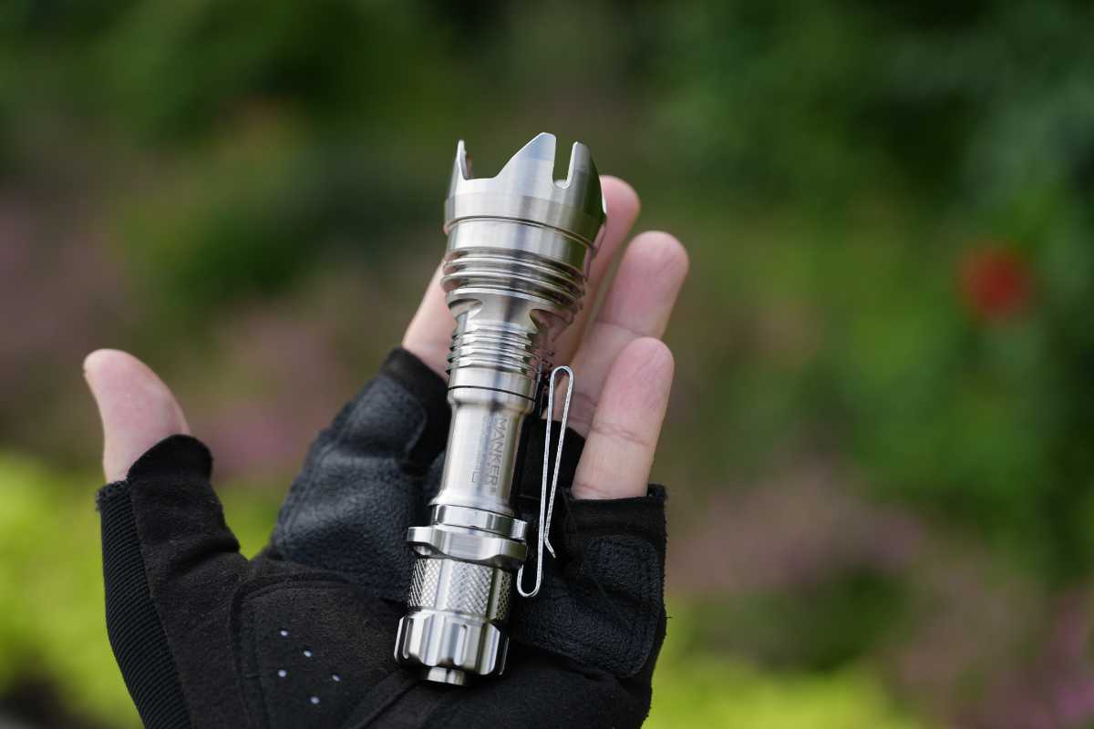 Manker Striker Mini Titanium EDC Flashlight - Image 15