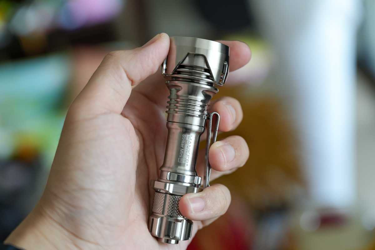 Manker Striker Mini Titanium EDC Flashlight - Image 4