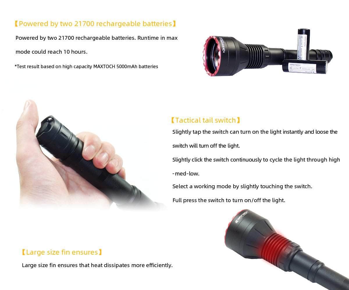 MAXTOCH L3K LEP Flashlight - Image 6