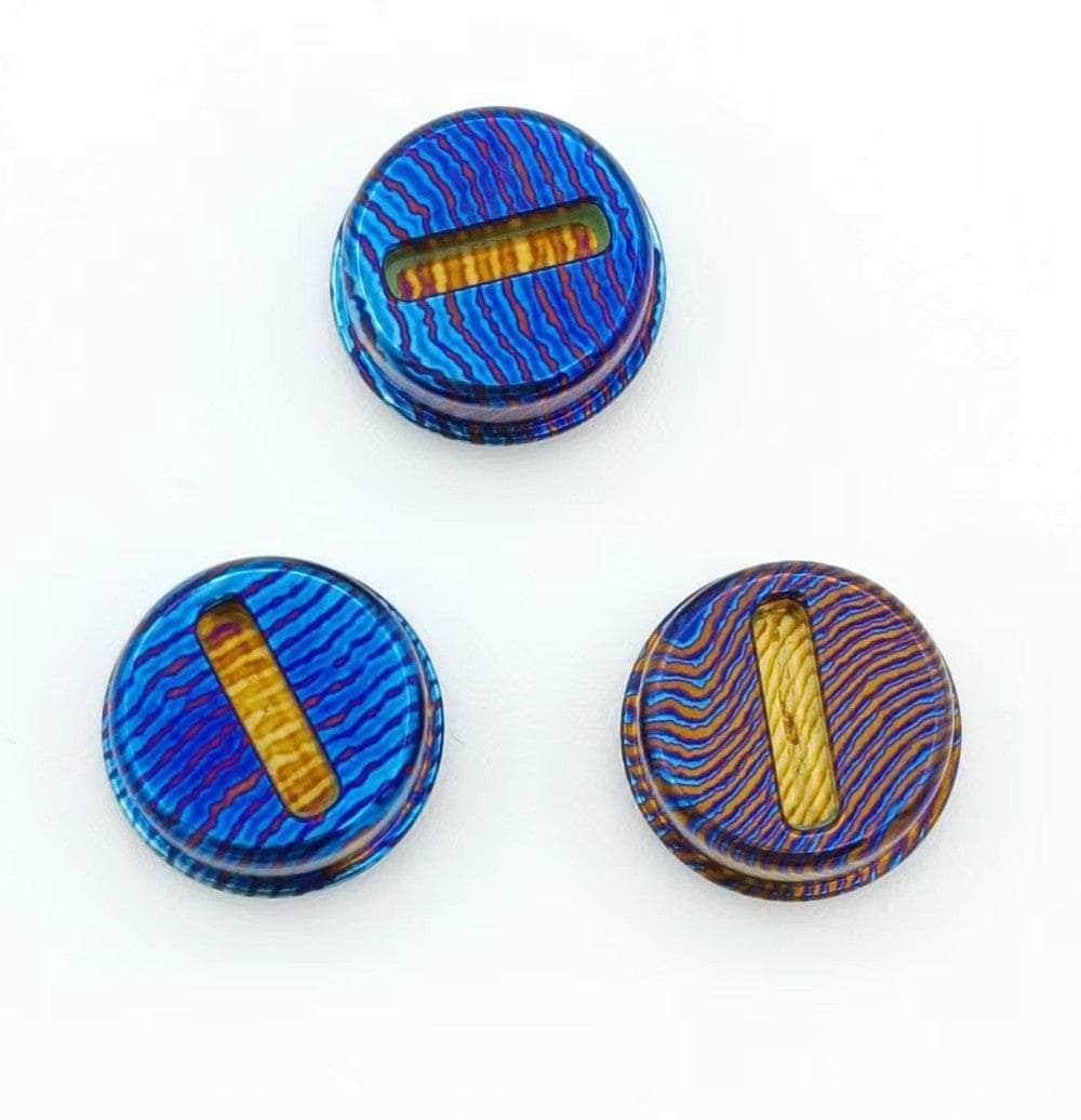 ReyLight LAN-LANApple Timascus Button
