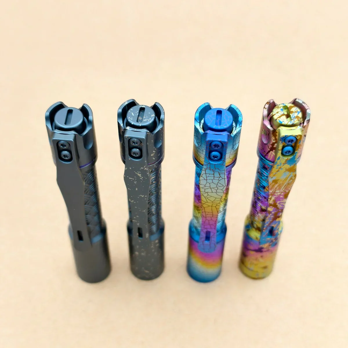 ReyLight Pineapple Mini Titanium Seigaiha - Anodized - Image 3