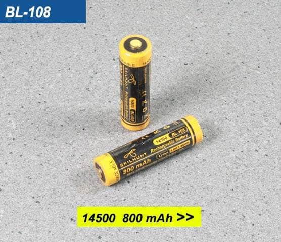 Skilhunt BL-108 800mAh 14500 Protected Battery