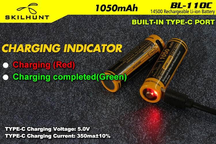 Skilhunt BL-110C 1050mAh 14500 - Image 5