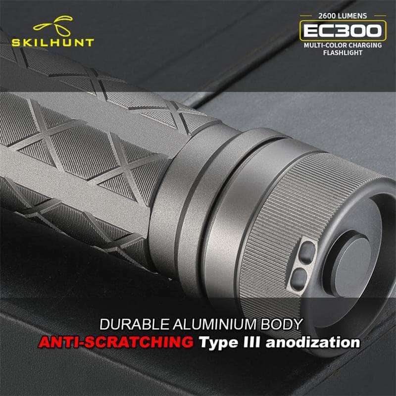 Skilhunt EC300 RGBW Multi-color 21700 Rechargeable LED flashlight - Image 15