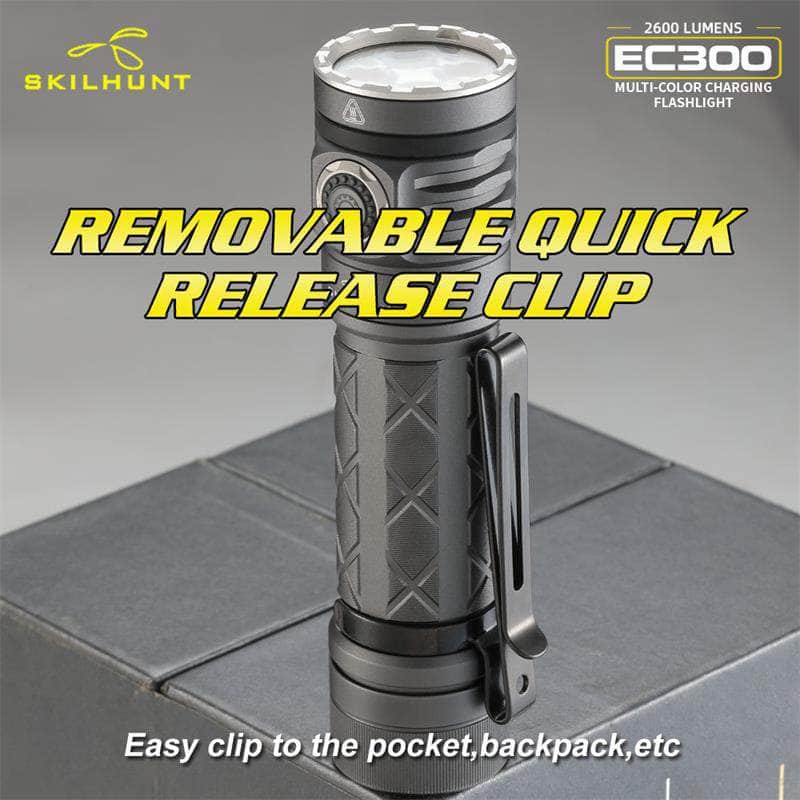 Skilhunt EC300 RGBW Multi-color 21700 Rechargeable LED flashlight - Image 16