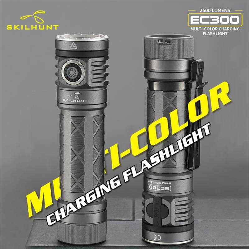 Skilhunt EC300 RGBW Multi-color 21700 Rechargeable LED flashlight - Image 3