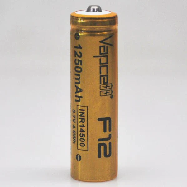 VAPCELL F12 1250mAh 14500 3A Button Top