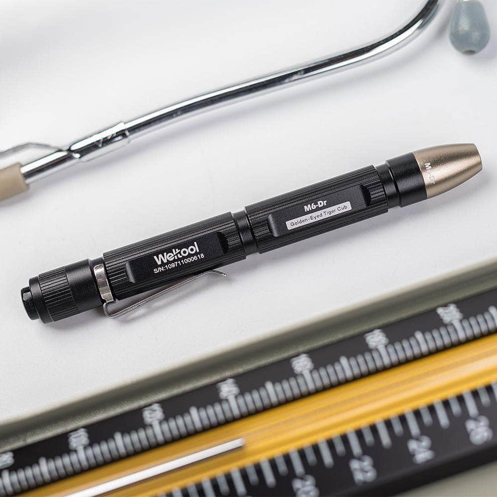 Weltool M6-Dr "Golden-Eyed Tiger Cub" No-Glare LED Flashlight - Image 4