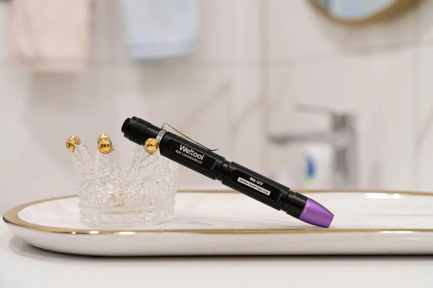 Weltool M6-UV "Golden-Eyed Tiger Cub" UV LED Penlight - Image 2