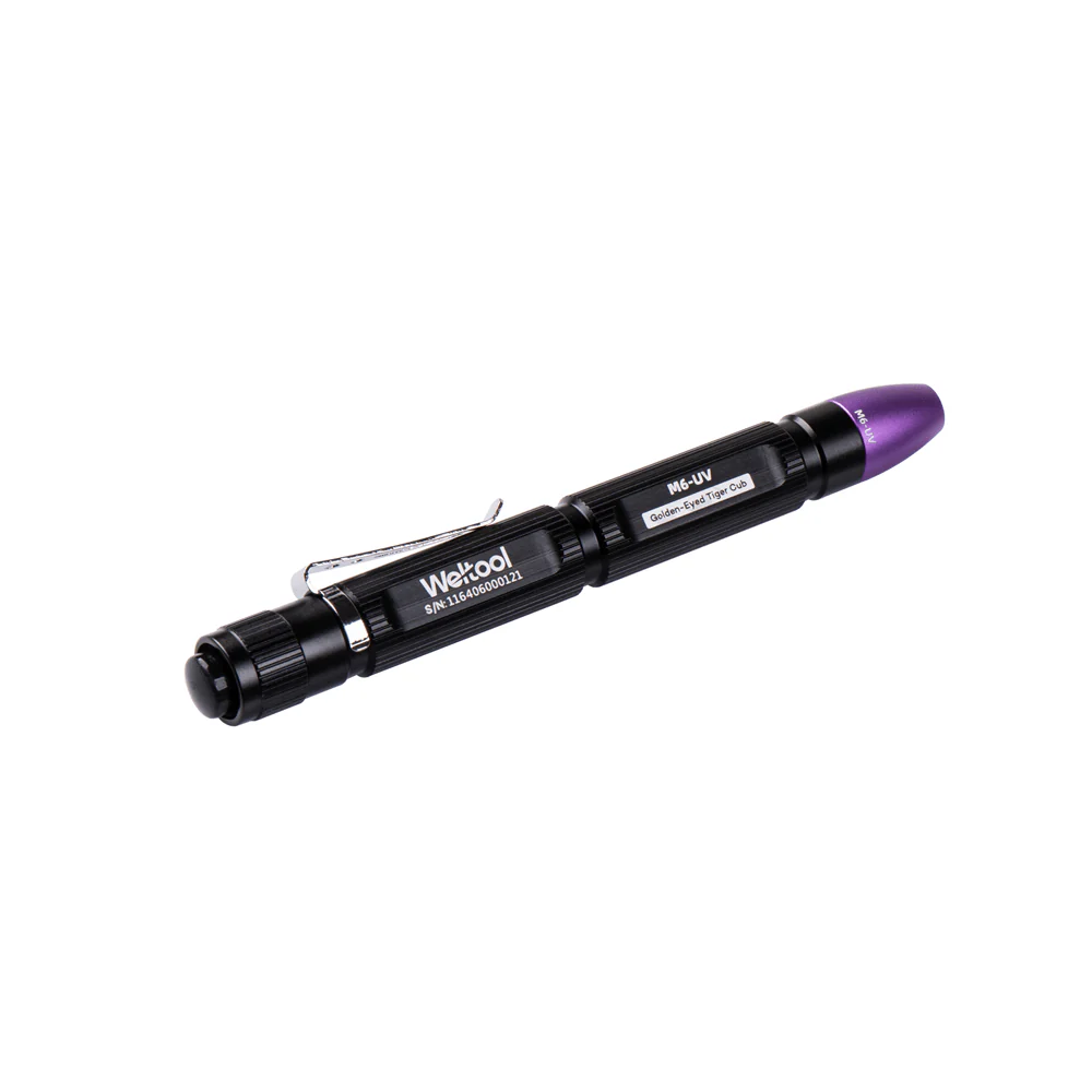 Weltool M6-UV "Golden-Eyed Tiger Cub" UV LED Penlight - Image 3