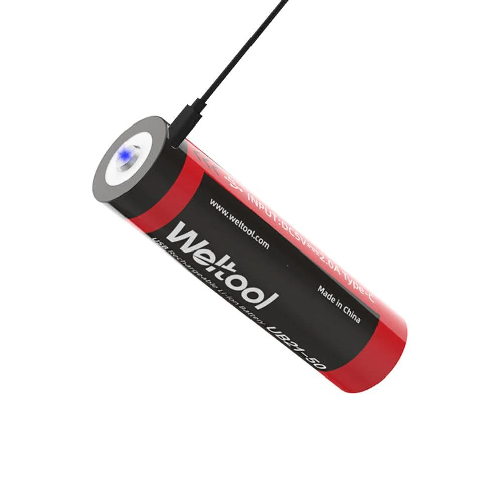 Weltool UB21-50 21700 USB Rechargeable Li-ion Battery - Image 5